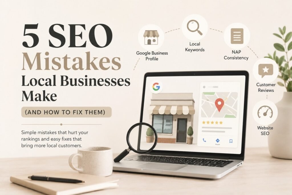 5 SEO Mistakes Local Businesses Make (and How to Fix Them)